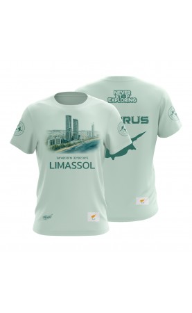 Λεμεσός Limassol Cyprus men's t-shirt. Regular sizes. Summer apparel travel.