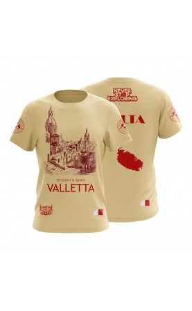 Il-Belt Valletta t-shirt. Summer 2026 fashion look travel tee. Regular sizes. Amfanwear