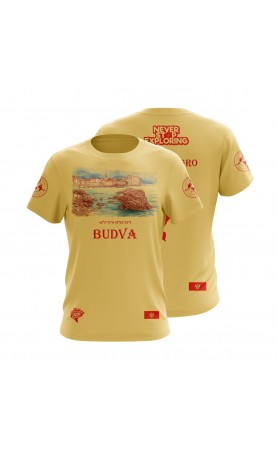 Montenegro t-shirt for men. Travel souvenir summer gift. Amfanwear. Regular sizes.
