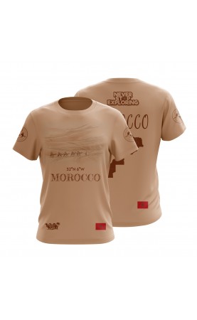 Sahara Morocco travel souvenir t-shirt. Regular sizes.Amfanwear.