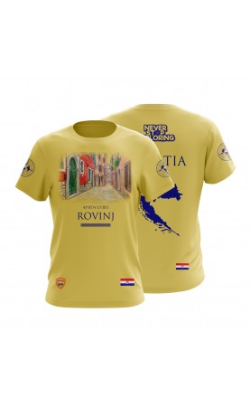 Croatia Hrvatska Travel tee. T-shirt regular fit sizes. Graphic print desing. Amfanwear.