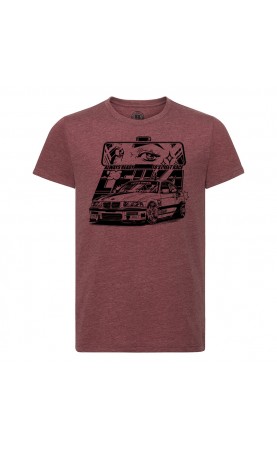 BMW E36 Red T-shirt