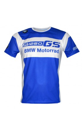 BMW R1250GS Blue Biker T-shirt