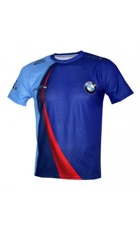 BMW HP4 Blue Biker T-shirt