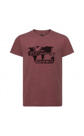BMW R1250GS Red T-shirt Model2