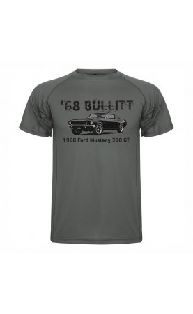 Mustang Bullitt Gray T-shirt