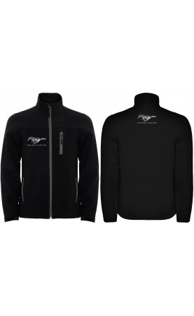 Mustang Black Softshell Jacket