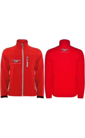 Mustang Red Softshell Jacket