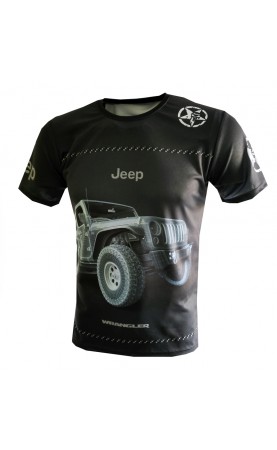 Jeep Wrangler Black T-shirt
