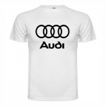 Audi T-shirts partial print