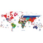 National flags, flags of dependent territories, countries, patriotic souvenirs
