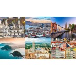 Travel destinations, landmarks