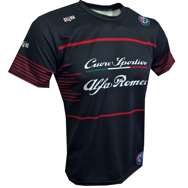 Alfa Romeo Racing Graphic T-Shirt – Italian Car Enthusiast Tee