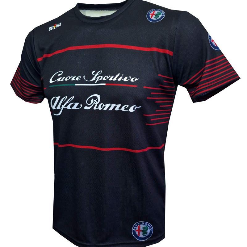 Alfa Romeo Racing Graphic T-Shirt – Italian Car Enthusiast Tee
