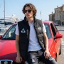 Alfa Romeo Men's Black Gilet, Sleeveless Vest Racing, Motorsport Graphic Design
