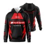 Auto Sport Sublimation Long Sleeve Hoodie Sweatshirt Blouse Racing Quattro German Car 001