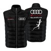 Auto Car Black Gilet, Sleeveless Vest Racing, Motorsport Graphic German Automotive 004