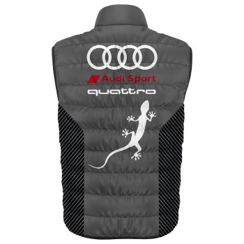 Auto Car Gray Gilet, Sleeveless Vest Racing, Motorsport Graphic German Automotive 005