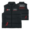 Auto Car Black Gilet, Sleeveless Vest Racing, Motorsport Graphic German Automotive 006