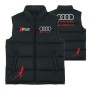 Auto Car Black Gilet, Sleeveless Vest Racing, Motorsport Graphic German Automotive 006