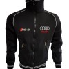 Auto Sport RS3 Quattro Fleece Jacket Embroidered Logos Racing Sweatshirt Fleece Top