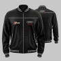 Auto Sport RS Quattro Car Outer Jacket Bomber Embroidered Logos Racing Driver Apparel