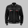 Auto Sport RS Quattro Car Outer Jacket Bomber Embroidered Logos Racing Driver Apparel