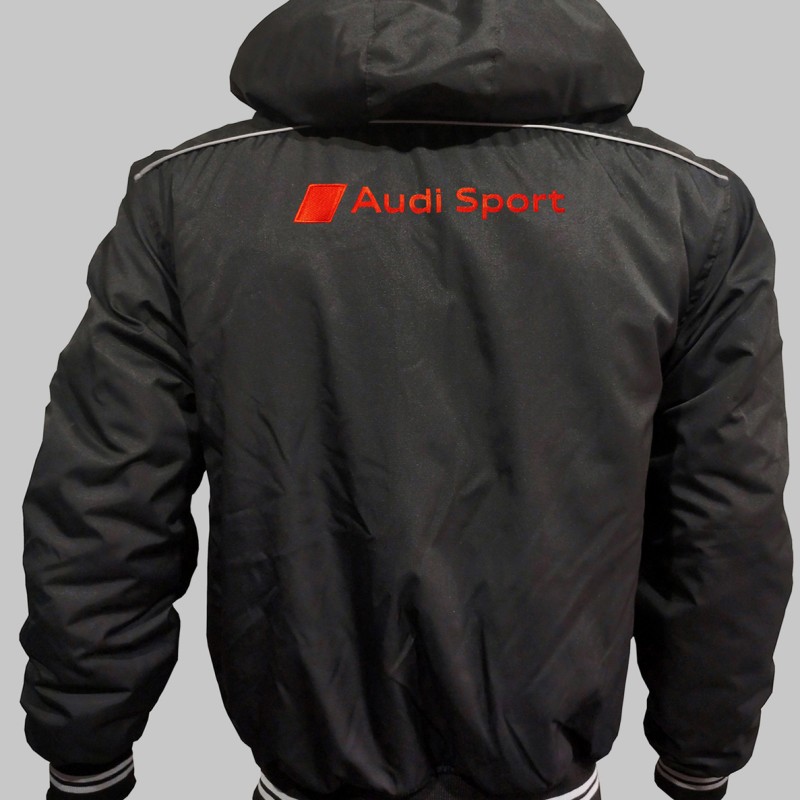 Auto RS Car Outer Jacket With Removable Hood Embroidered Logos Racing Driver Apparel