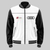 Auto Sport RS Car Outer Jacket Bomber Embroidered Logos Racing Driver Apparel