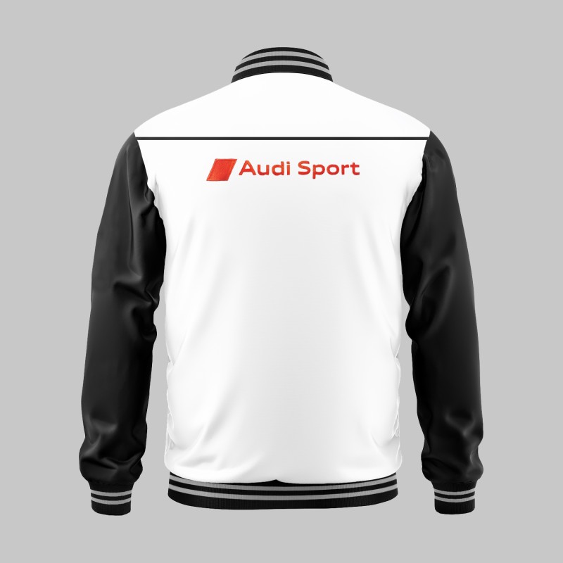 Auto Sport RS Car Outer Jacket Bomber Embroidered Logos Racing Driver Apparel
