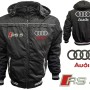 Auto RS5 Car Outer Jacket With Removable Hood Embroidered Logos Racing Driver Apparel