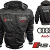 Auto RS4 Car Outer Jacket With Removable Hood Embroidered Logos Racing Driver Apparel