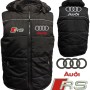 Auto RS Car Gilet, Sleeveless Vest With Hood Racing, Motorsport, Embroidered Logos 004
