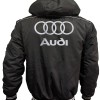 Auto RS5 Car Outer Jacket With Removable Hood Embroidered Logos Racing Driver Apparel