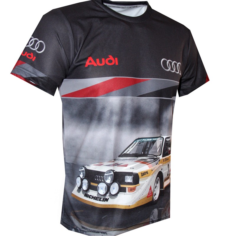 Auto Car Motorsport T-shirt / German Car Rally Racing Enthusiast Tee 031