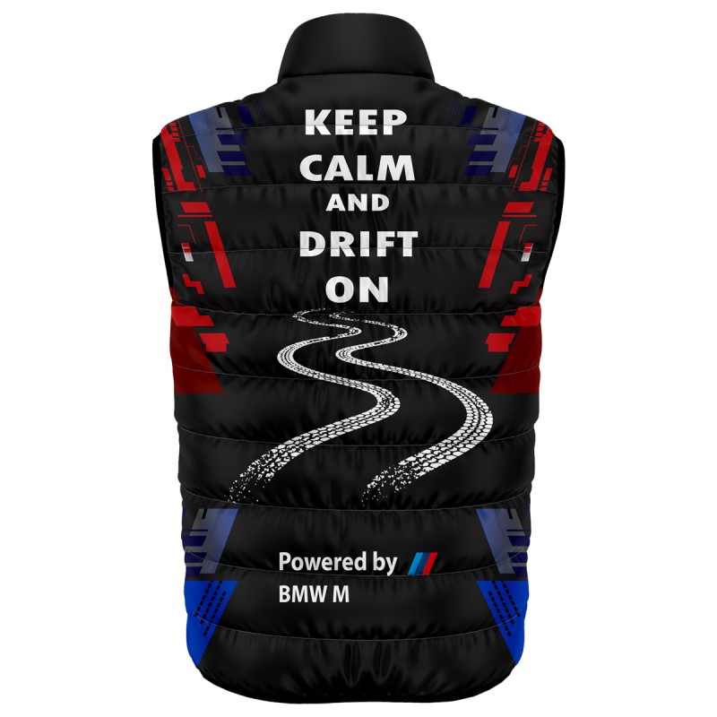 German M power Auto Car Gilet, Sleeveless Vest Racing, Motorsport Graphic Print Design