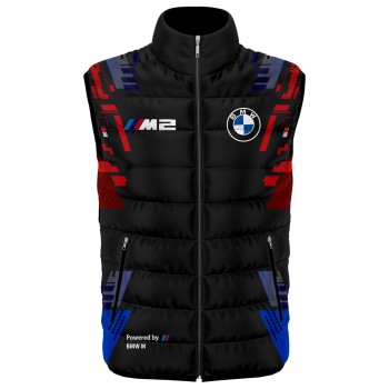 German M2 Auto Car Gilet, Sleeveless Vest Racing, Motorsport Graphic Print Design
