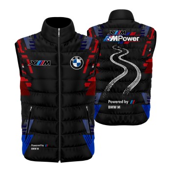 German X //M Auto Car Gilet, Sleeveless Vest Racing, Motorsport Graphic Print Design