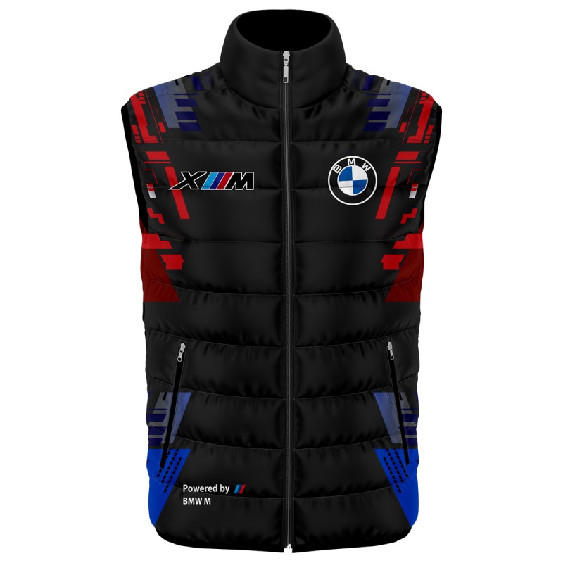 German X //M Auto Car Gilet, Sleeveless Vest Racing, Motorsport Graphic Print Design