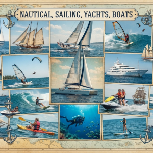 NAUTICAL, SAILING, YACHTS, BOATS