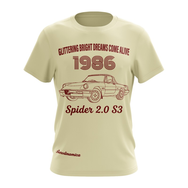 Alfa Romeo Spider 2.0 s3  T-shirt–Italian Car Enthusiast Tee