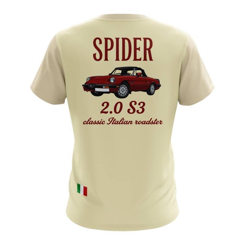Alfa Romeo Spider 2.0 s3  T-shirt–Italian Car Enthusiast Tee