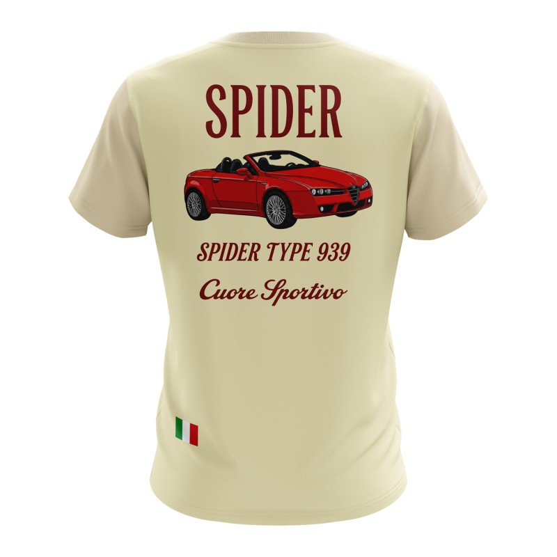 Alfa Romeo Spider Type 939 2006  T-shirt–Italian Car Enthusiast Tee