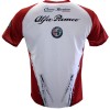 Alfa Romeo Graphic T-shirt White And Red–Italian Car Enthusiast Tee