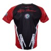 Alfa Romeo Graphic Red Black And White T -Shirt – Italian Car Enthusiast Tee