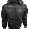 Alfa Romeo Outer Jacket With Removable Hood Embroidered Logos Racing Car Driver Apparel Retro