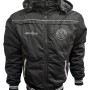 Alfa Romeo Outer Jacket With Removable Hood Embroidered Logos Racing Car Driver Apparel Retro