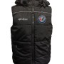 Alfa Romeo Gilet, Sleeveless Vest With Hood Racing, Motorsport, Embroidered Logos