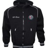 Alfa Romeo Fleece Jacket With Hood Embroidered Logos Racing Sweatshirt Fleece Top